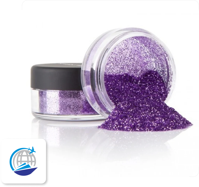 1Kg Textile Purple Glitter Powder image