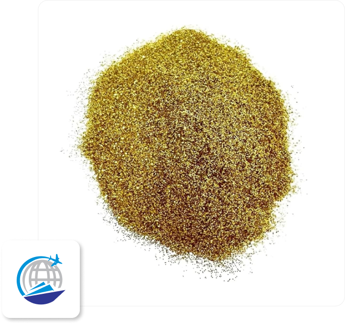 25Kg Golden Gum Glitter Powder image