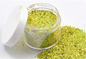 25Kg Yellow Glitter Powder