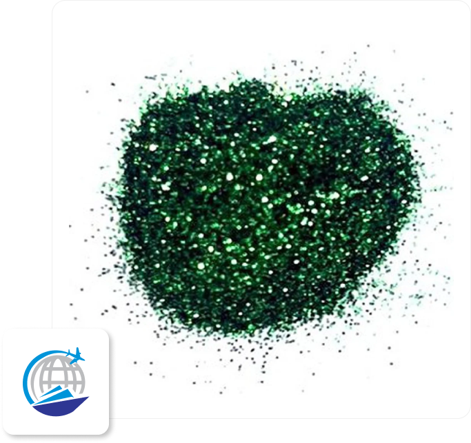 5Kg Green Chamki Glitter Powder image