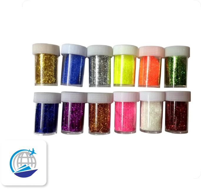 5Kg Multicolor Hexagon Glitter Powder image